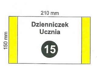 Ok�adka szkolna FOL-PLAST nr.15 "Dzienniczek ucznia" 150x210mm [opakowanie=50szt]