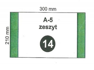 Ok�adka na zeszyt A5 nr14 210x300mm - kolorowe