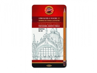 Komplet o��wk�w grafitowych KOH-I-NOOR 1502/III Technic 5B-5