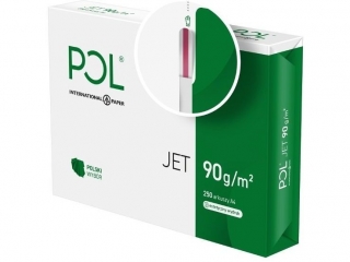 Papier ksero A4 90g/m Poljet  a'250 kartek UWAGA KOSZTY WYSY�KI!!!