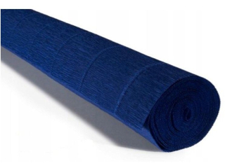 Krepina W�oska Cartotecnica Rossi 180g/m² 555 Granatowy, 50cm x 250cm