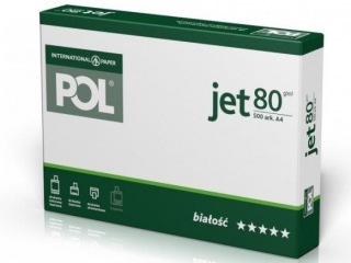 Papier ksero A4 80g/m Poljet [opakowanie=5szt] (prx)