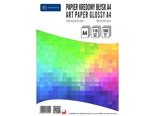 Papier kredowy A4/100 b�ysk INTERDRUK