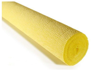 Krepina W�oska Cartotecnica Rossi 180g/m² 574 ��ty jasny, 50cm x 250cm
