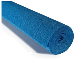 Krepina W�oska Cartotecnica Rossi 180g/m² 557 Niebieski ciemny, 50cm x 250cm