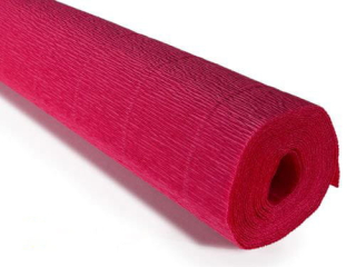 Krepina W�oska Cartotecnica Rossi 180g/m² 582 Czerwony malinowy, 50cm x 250cm
