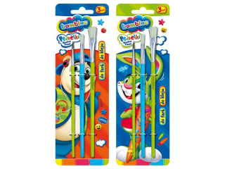 P�dzelki do farb i kleju BAMBINO 3 szt.