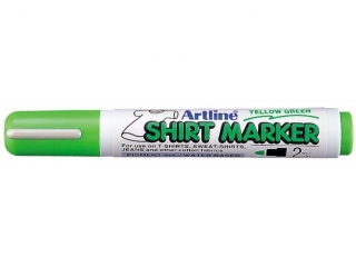 Marker permanentny do odzie�y ARTLINE T-SHIRT do wprasowywania - zielony [opakowanie=4szt]