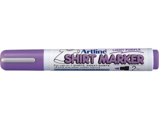 Marker permanentny do odzie�y ARTLINE T-SHIRT do wprasowywania - jasnofioletowy [opakowanie=4szt]