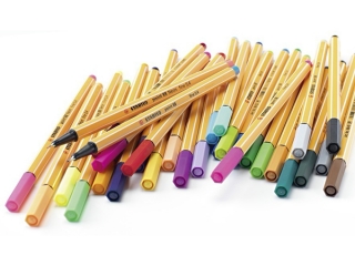 Cienkopis STABILO point 88 ColorParade pude�ko 20 szt. (czerwono-pomara�czowe) 8820-03 [opakowanie=5szt]