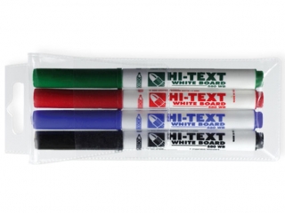 Mazaki �cieralne FIBRACOLOR Hi-Text 580 4 kolory etui