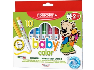 Mazaki 10 kolor�w FIBRACOLOR Baby Color od 2 lat